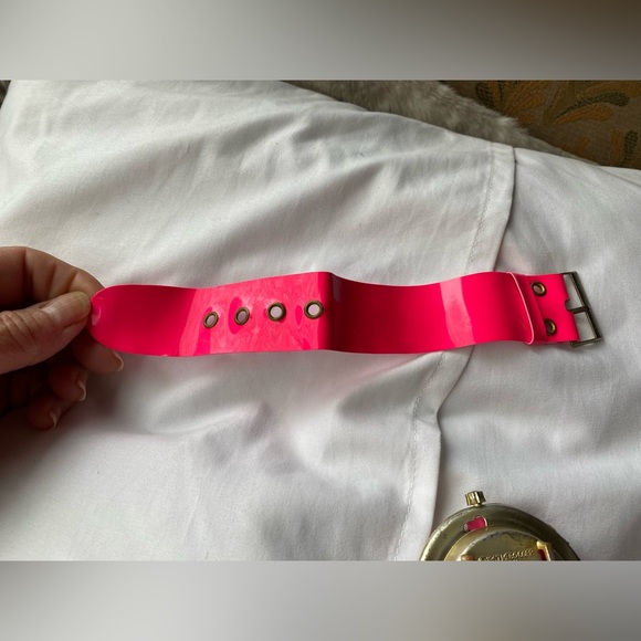 Rare 1967 Mego Maddie Mod GoGo Watch w/take out doll-hot pink band-Kiddles clone - Picture 4 of 13